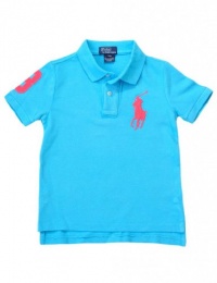 Ralph Lauren Toddler Boy's Big Pony Polo, Tron Blue, 2/2T