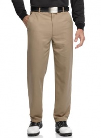 Greg Norman by Tasso Elba Mens Flat Front Dress Pants 34 x 30 Khaki