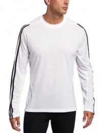 adidas Men's Response Long-Sleeve Crew Jacket Down Tee