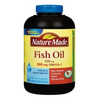 Nature Made Omega-3 Fish Oil 1200 mg (360 mg Omega-3) - 375 Liquid Softgels