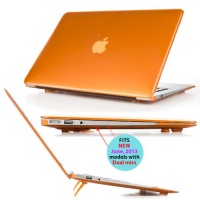 iPearl mCover Hard Shell Cover Case with FREE keyboard cover for 13.3-inch Apple MacBook Air A1369 & A1466 - ORANGE