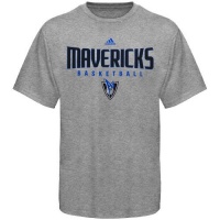 adidas Dallas Mavericks Ash Absolute T-shirt