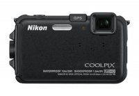 Nikon COOLPIX AW100 16 MP CMOS Waterproof Digital Camera with GPS and Full HD 1080p Video (Black)