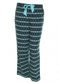 Nautica Sleepwear Women's Fairaisle Anchor Pant