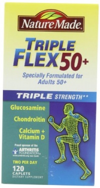 Nature Made Triple Flex 50+, Value Size 120 Caplets