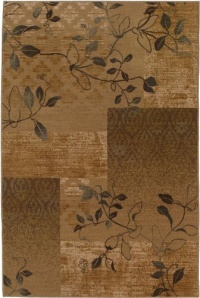 Area Rug 5x8 Rectangle Transitional Beige-Brown Color - Karastan Bellingham Collection