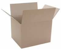 CareMail Recycled Shipping Boxes, Binder, 15 x 12 x 10 Inches, Brown, 12 Pack (1119264)