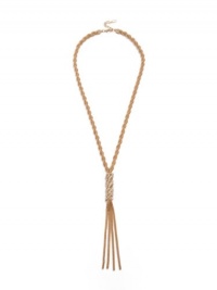 GUESS Women's Gold-Tone Lariat Necklace, GOLD