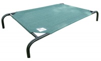 Coolaroo Steel-Framed Pet Bed, Brunswick Green, Medium