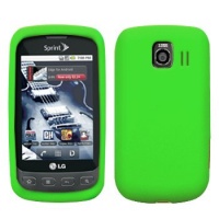 Cbus Wireless Green Silicone Case / Skin / Cover for LG Optimus S LS670 / Optimus U / Optimus V VM670