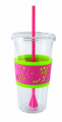 Copco 2510-0180 Sierra Tumbler, 24-Ounce, Pansy Flower