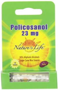 Nature's Life Policosanol Tablets, 23 Mg, 60 Count