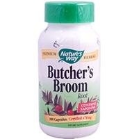 Nature's Way Butcher's Broom Root Capsules, 100-Count