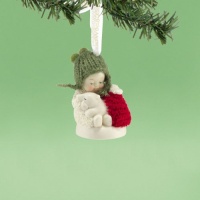 Department 56 Snowbabies by Kristi Jensen Pierro Snuggle with Me Ornament, 2-3/4-Inch