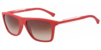 Emporio Armani,Emporio Armani Men EA4001 Red/Brown Sunglasses 56mm