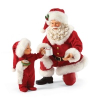 Department 56 Possible Dreams Santas Sweet Tradition Santa Figurine, 9.06-Inch