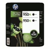 HP 950XL Black Twin Pack in Retail Packaging CR317BN