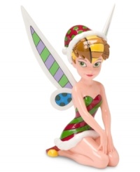 Just a little bit of pixie dust brings even more magic to the holiday season with this Tinkerbell figurine. From acclaimed Brazilian artist Romero Britto.