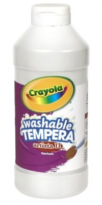 Crayola Artista II Washable Tempera Paint 16oz White