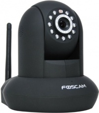 Foscam FI8910W Pan & Tilt IP/Network Camera with Two-Way Audio and Night Vision (Black)