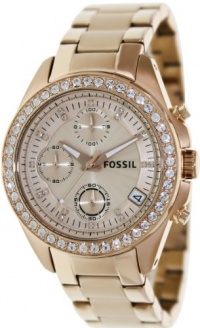 Fossil Decker Chronograph Stainless Steel Watch - Rose Es3352