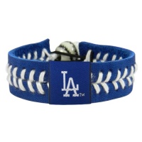 MLB Los Angeles Dodgers Team Color Baseball Bracelet