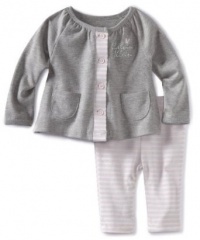 Calvin Klein Baby-Girls Newborn Jacket With Leggings