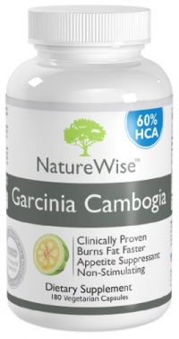 NatureWise Garcinia Cambogia Extract Natural Appetite Suppressant and Weight Loss Supplement, 180 Count