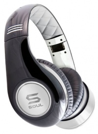 Soul by Ludacris SL300WBC High Definition Noise Canceling Headphones with Apple Remote Control (Black/White)