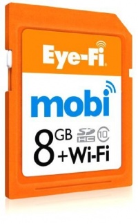 Eye-Fi Mobi 8GB SDHC Class 10 Wireless Memory Card to Deliver Camera Media to Apple iPhone, iPad or Android Devices (MOBI-8)