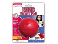 KONG Biscuit Ball Dog Toy, Large, Red