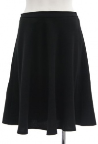 DKNY Black Fixed Waist A-Line Skirt 2