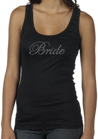 Bride Rhinestone Longer Length Tank