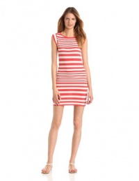 French Connection Women's Marissa Stripe Dress, Red, 6