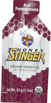 Honey Stinger Organic Energy Gel, Acai and Pomegranate, 1.1-Ounce Pouches(Pack of 24)