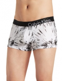 Calvin Klein Men's Bold Solarize Micro Low Rise Trunk, Warp Print, Medium