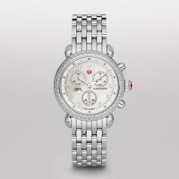 Michele CSX 36 Diamond Mother of Pearl Chronograph Watch