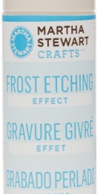 Martha Stewart 32202 6-Ounce Frost Etching Effect