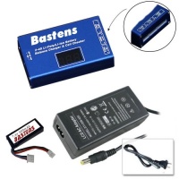 Bastens LiPo 7.4V 300mAh upgrade battery and balance charger kit for the Losi 1/24 Micro SCT Truggy / Rally / 4X4 Trail Trekker