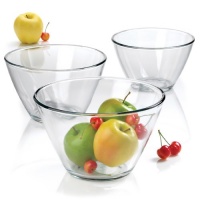 Anchor Hocking 3-Piece Contemporary Serving Bowl Set