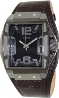 GUESS Men's U0267G1 Analog Display Quartz Brown Watch