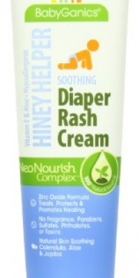 BabyGanics Hiney Helper Soothing Diaper Cream, 4-Ounce