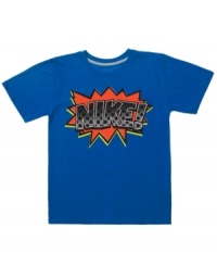 He'll get some bold sporty style with this graphic tee from Nike.