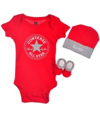 Converse All Star Kid 3-Piece Infant Gift Set (0M - 6M)