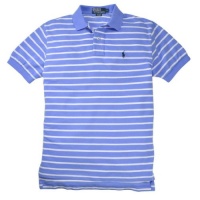 Polo Ralph Lauren Men's Classic-Fit Striped Mesh Polo