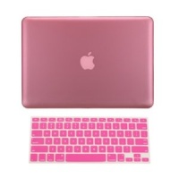 TopCase Macbook Pro 15-Inch A1398 with Retina Display 2-in-1 PINK Rubberized Hard Case Cover and Keyboard Cover (LATEST VERSION / No DVD Drive / Release June 2012) + TopCase Mouse Pad