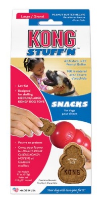 KONG Stuff'N Snacks, Peanut Butter, 11-Ounce, Large