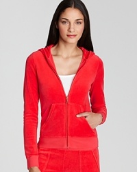 Ease into the season with a classic Juicy Couture velour hoodie, perfect for weekend lounging or layering over everyday basics for effortless fall style.