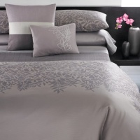 Calvin Klein Madeira Jagged Grid King Coverlet - Azuki