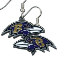 NFL Baltimore Ravens Dangle Earrings